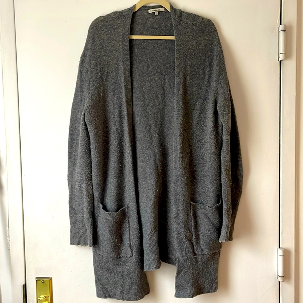 Madewell cardigan, grey